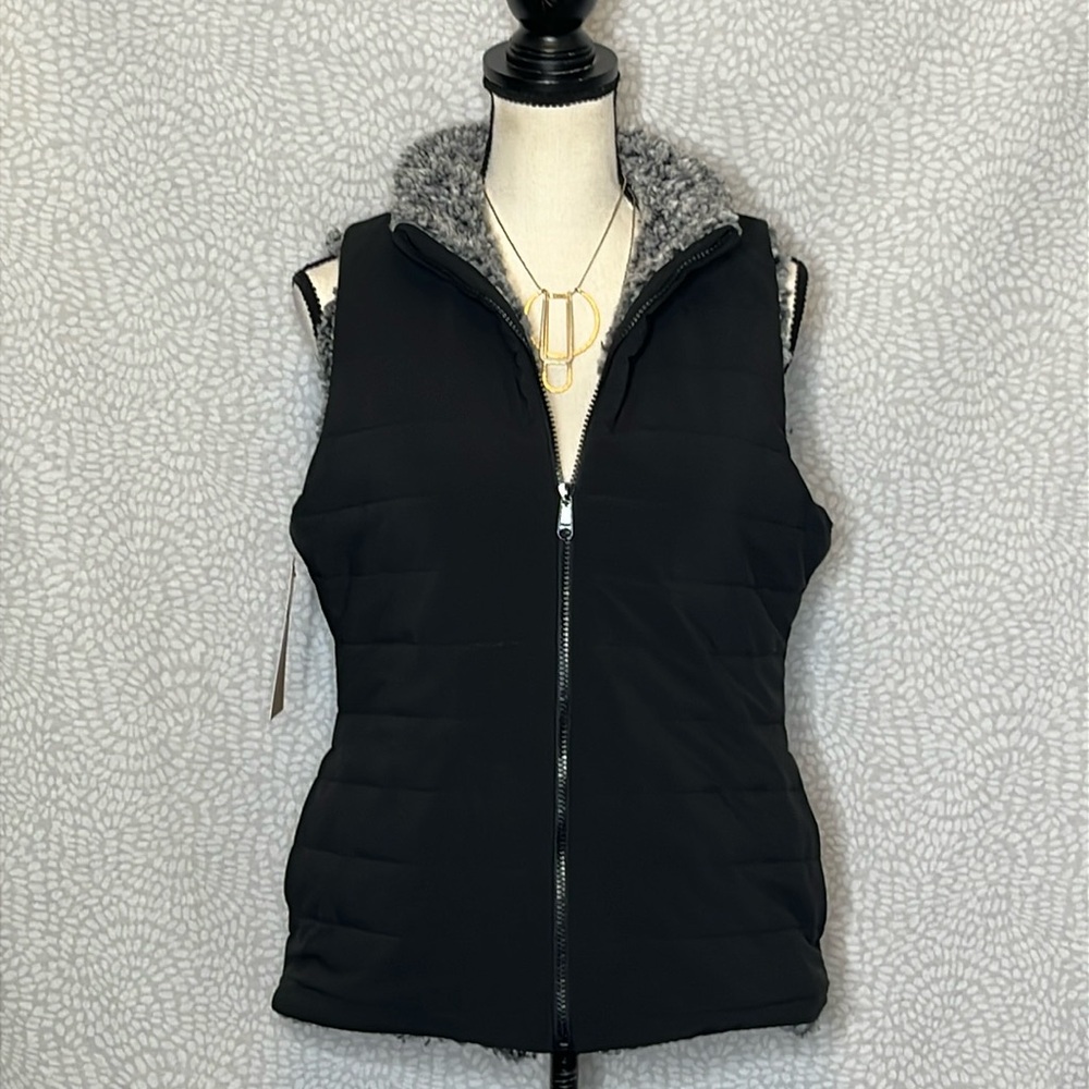 Reversible Black Flex Time Vest